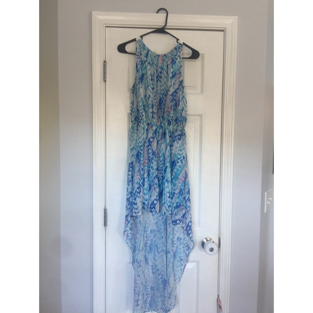 High low multi blue forever 21 dress